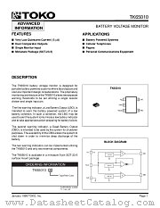 TK65010TL datasheet pdf TOKO