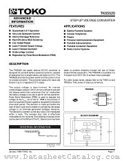 TK65020 datasheet pdf TOKO