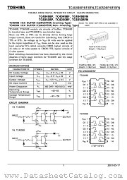 TC4049BF datasheet pdf TOSHIBA