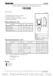 1SV282 datasheet pdf TOSHIBA