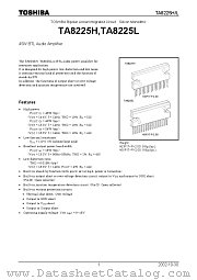 TA8225H datasheet pdf TOSHIBA
