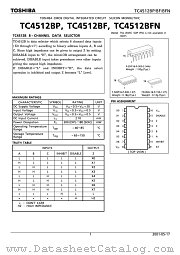 TC4512BP datasheet pdf TOSHIBA