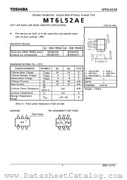 MT6L52AE datasheet pdf TOSHIBA
