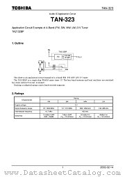 TAN-323 datasheet pdf TOSHIBA