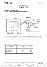 TAN-327 datasheet pdf TOSHIBA