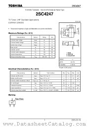 2SC4247 datasheet pdf TOSHIBA