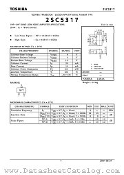 2SC5317 datasheet pdf TOSHIBA