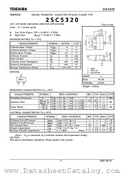 2SC5320 datasheet pdf TOSHIBA
