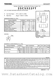 2SC5322FT datasheet pdf TOSHIBA