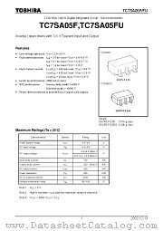 TC7SA05FU datasheet pdf TOSHIBA