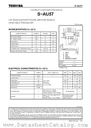 S-AU57 datasheet pdf TOSHIBA