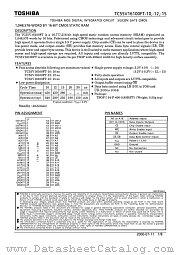 TC55V16100FT-12 datasheet pdf TOSHIBA