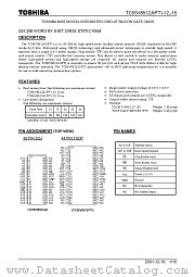 TC55V8512FTI-12 datasheet pdf TOSHIBA