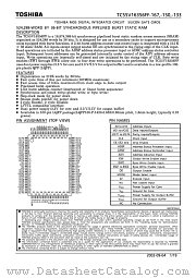 TC55V16356FF-167 datasheet pdf TOSHIBA