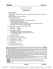 TMP91CW12F datasheet pdf TOSHIBA