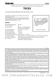 T6C03 datasheet pdf TOSHIBA
