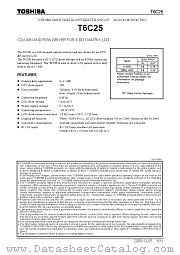 T6C25 datasheet pdf TOSHIBA