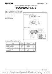TOCP200Q-[][]B datasheet pdf TOSHIBA