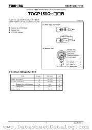 TOCP150Q-[][]B datasheet pdf TOSHIBA