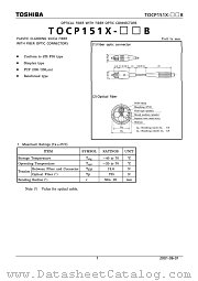 TOCP151X-[][]B datasheet pdf TOSHIBA