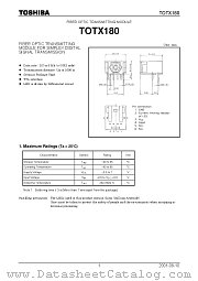 TOTX180 datasheet pdf TOSHIBA