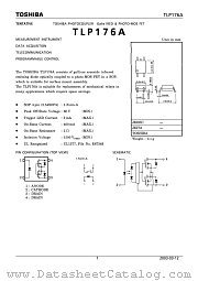 TLP176A datasheet pdf TOSHIBA