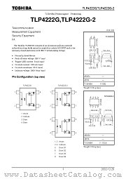 TLP4222G-2 datasheet pdf TOSHIBA