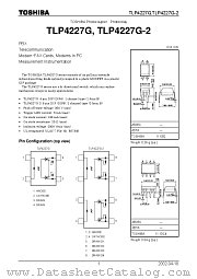 TLP4227G-2 datasheet pdf TOSHIBA