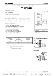 TLP599B datasheet pdf TOSHIBA