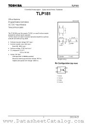 TLP181 datasheet pdf TOSHIBA