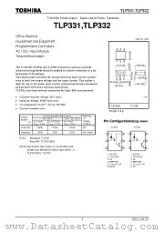 TLP332 datasheet pdf TOSHIBA