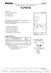 TLP161G datasheet pdf TOSHIBA