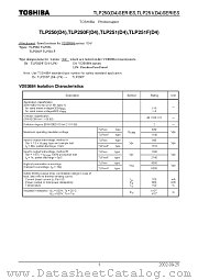 TLP251(D4) datasheet pdf TOSHIBA