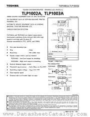 TLP1002A datasheet pdf TOSHIBA