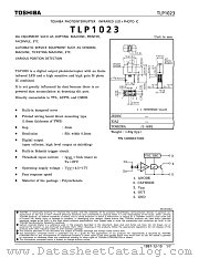 TLP1023 datasheet pdf TOSHIBA
