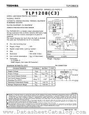 TLP1208(C3) datasheet pdf TOSHIBA