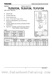TLYU124 datasheet pdf TOSHIBA