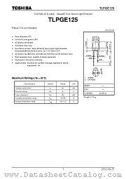 TLPGE125 datasheet pdf TOSHIBA