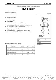 TLRE138P datasheet pdf TOSHIBA