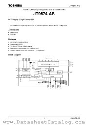 JT9674-AS datasheet pdf TOSHIBA