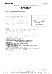 TC9325F datasheet pdf TOSHIBA