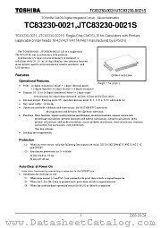 TC83230-0021 datasheet pdf TOSHIBA