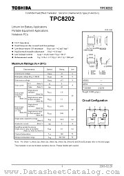 TPC8202 datasheet pdf TOSHIBA