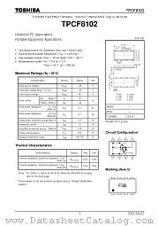 TPCF8102 datasheet pdf TOSHIBA