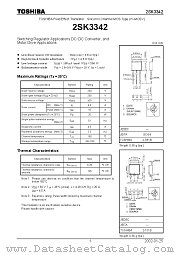 2SK3342 datasheet pdf TOSHIBA