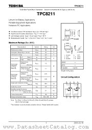 TPC8211 datasheet pdf TOSHIBA