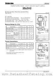2SJ312 datasheet pdf TOSHIBA
