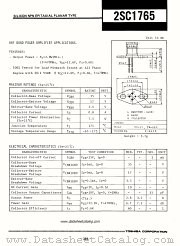 2SC1765 datasheet pdf TOSHIBA