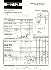 2SD1409 datasheet pdf TOSHIBA