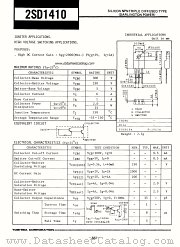 2SD1410 datasheet pdf TOSHIBA